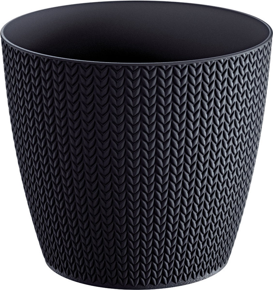 Prosperplast Wheaty Bloempot - Antraciet - Ø 26 cm - 8 Liter