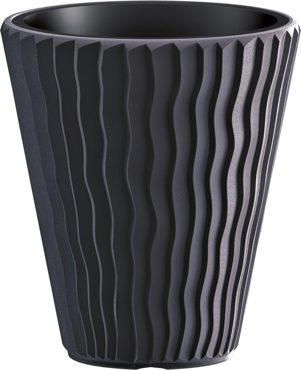 Prosperplast Urbi Square Low Plantenbak - 29,5 x 29 cm - Wit afbeelding
