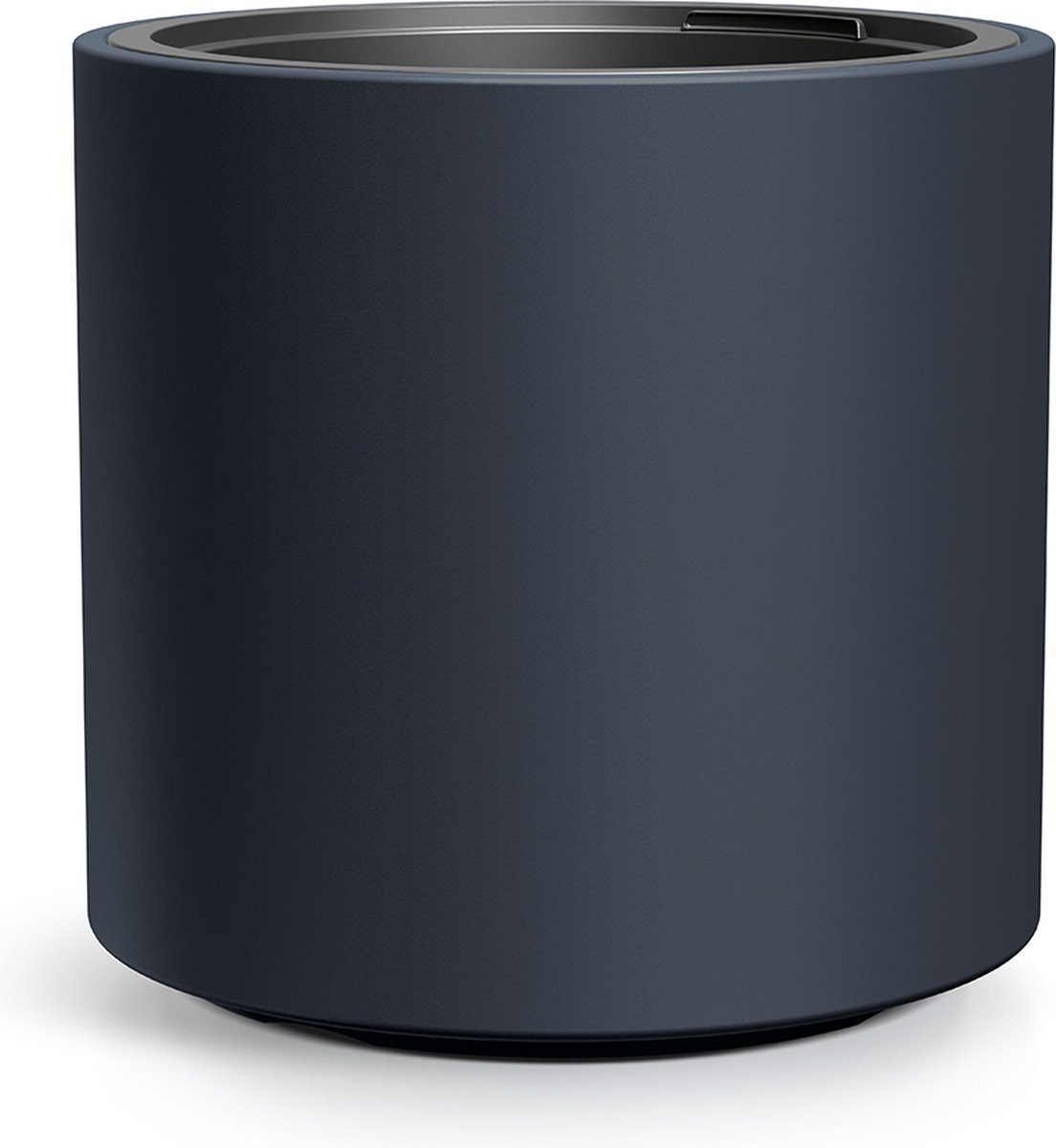 Prosperplast Heos R Slim Bloempot - Ø 29,8 cm - Antraciet - Cilindervorm