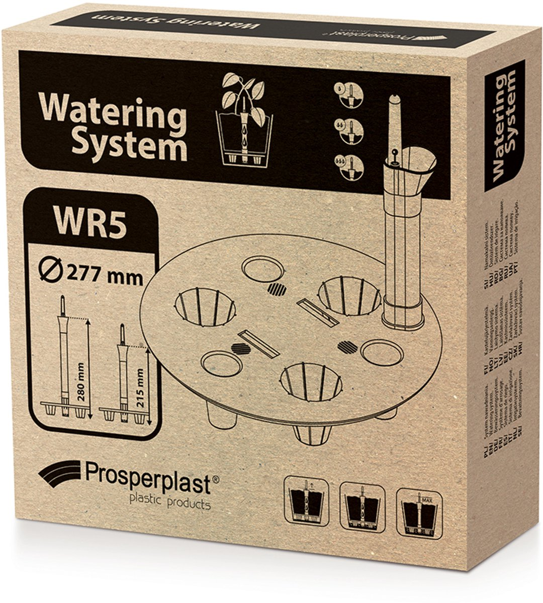 Prosperplast Irrigatiesysteem WR5 - Rond -Ø 27,7 cm - Voor hydrocultuur afbeelding