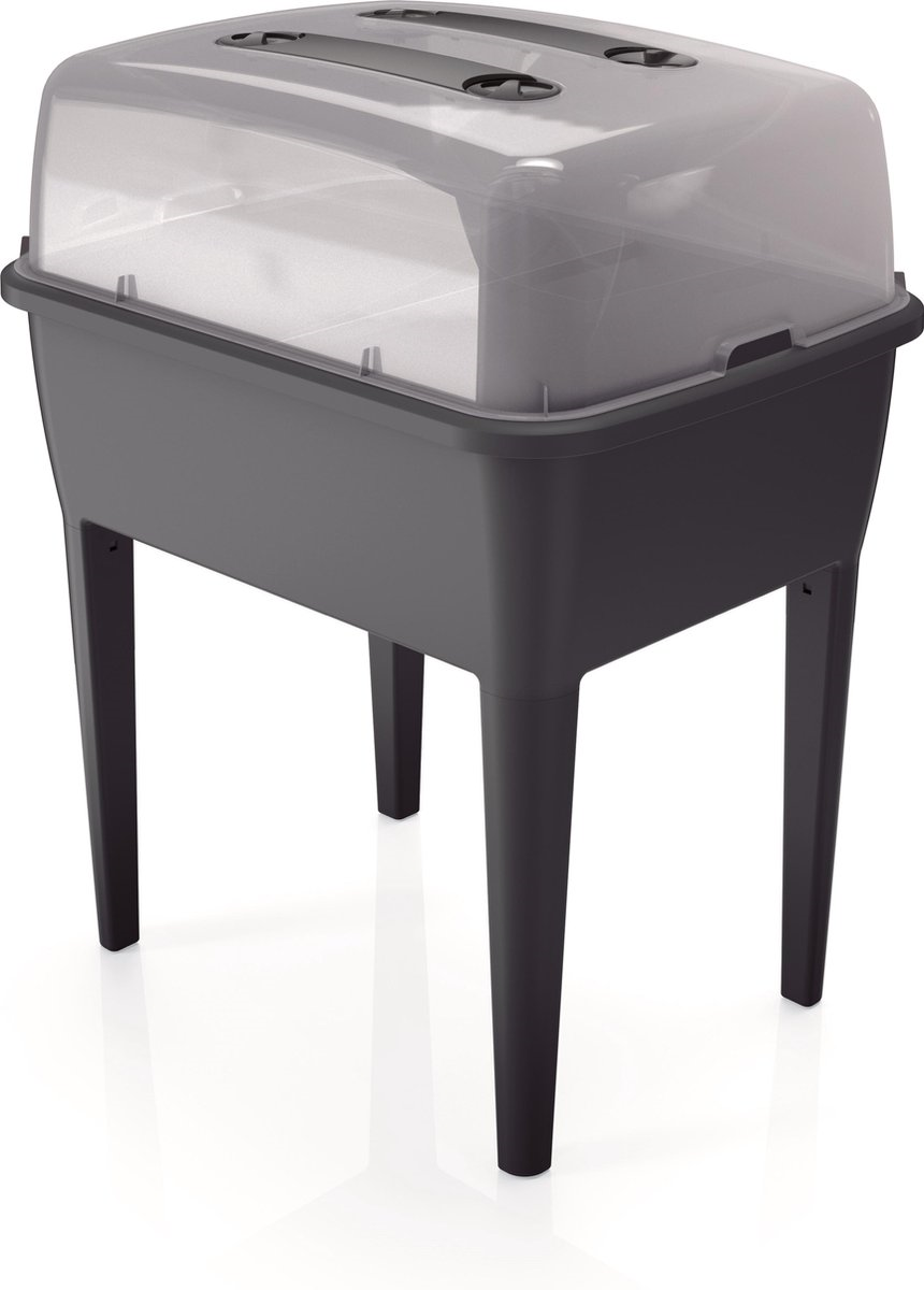 Prosperplast Respana Planter High XL Kweektafel - Antraciet - 77 x 58 cm - 83 Liter
