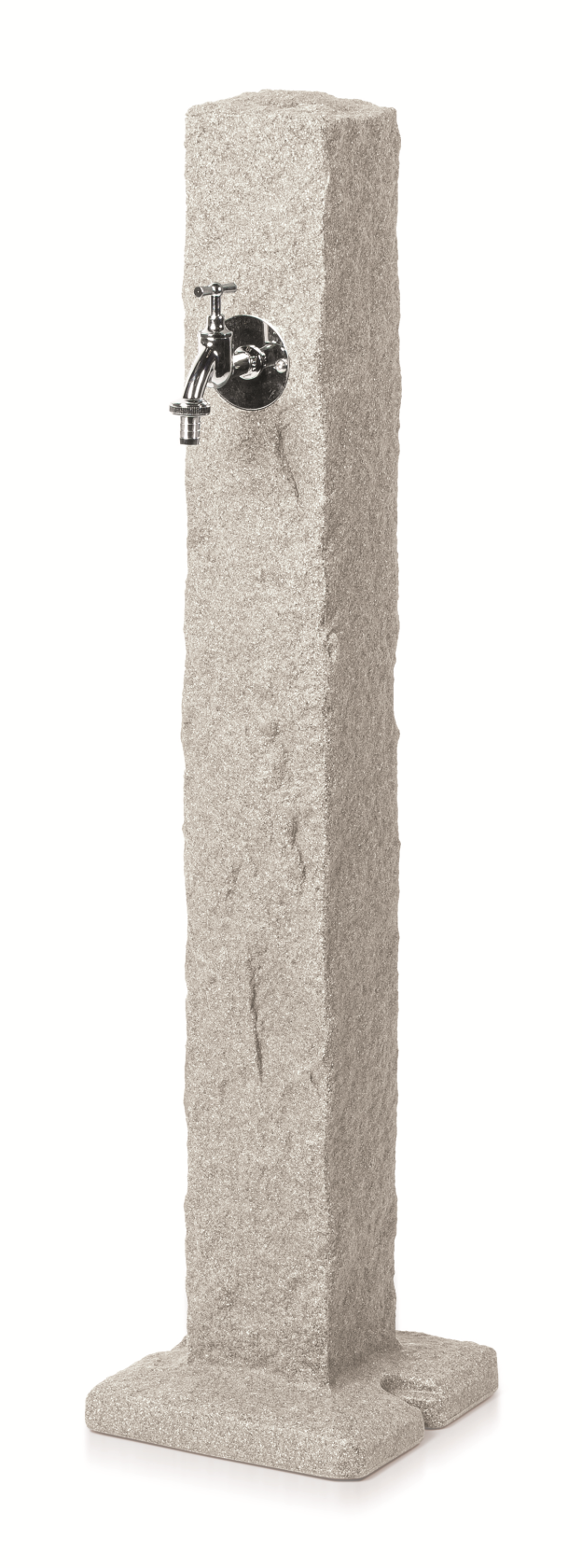 Prosperplast Natura Watertappunt - Cool Grey - 98 cm - Light Stone Look afbeelding