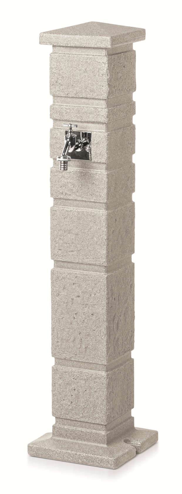 Prosperplast Romana Watertappunt - Koel Grijs (Light Stone) - 110 cm afbeelding