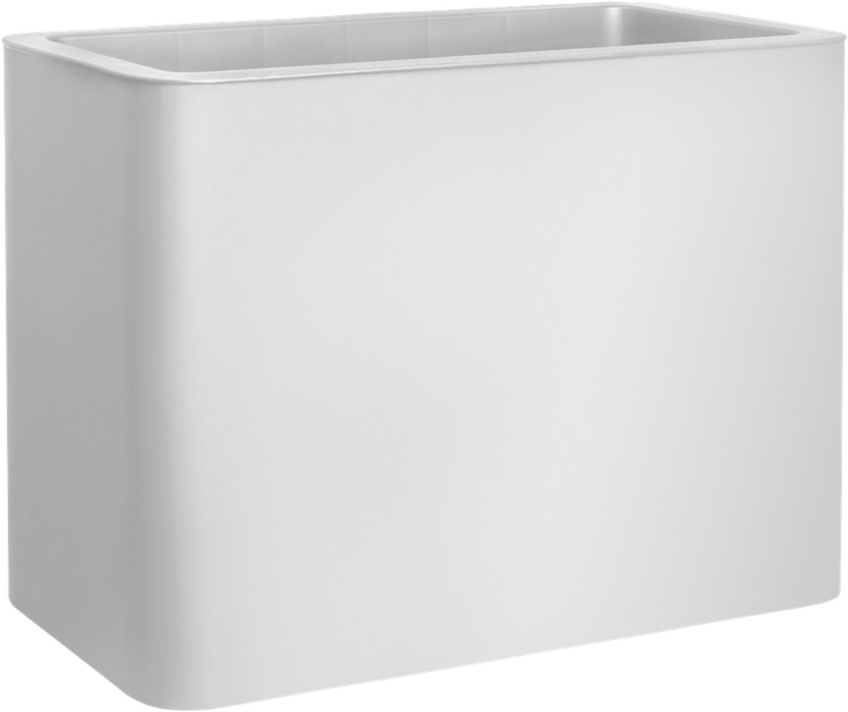 Florus Jive Terras Hoog 80cm Plantenbak - L39 x W78 x H60.2 cm - Wit - Scheidingswand afbeelding