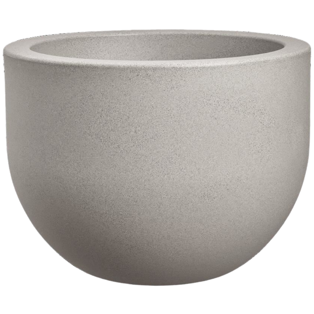 Florus Grace Rond 40cm Bloempot - Antraciet - Lichtgewicht afbeelding