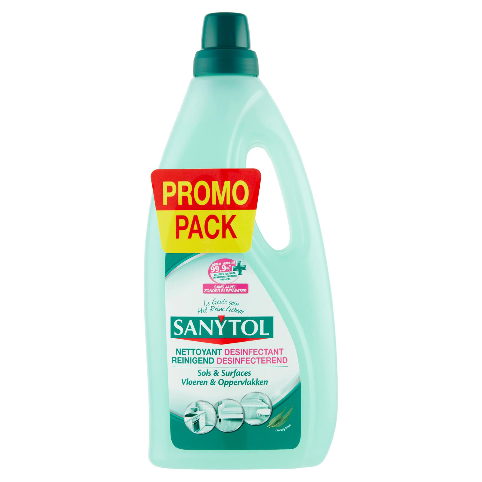 Sanytol Desinfecterende Allesreiniger - Eucalyptus - 1L - Zonder bleekwater afbeelding