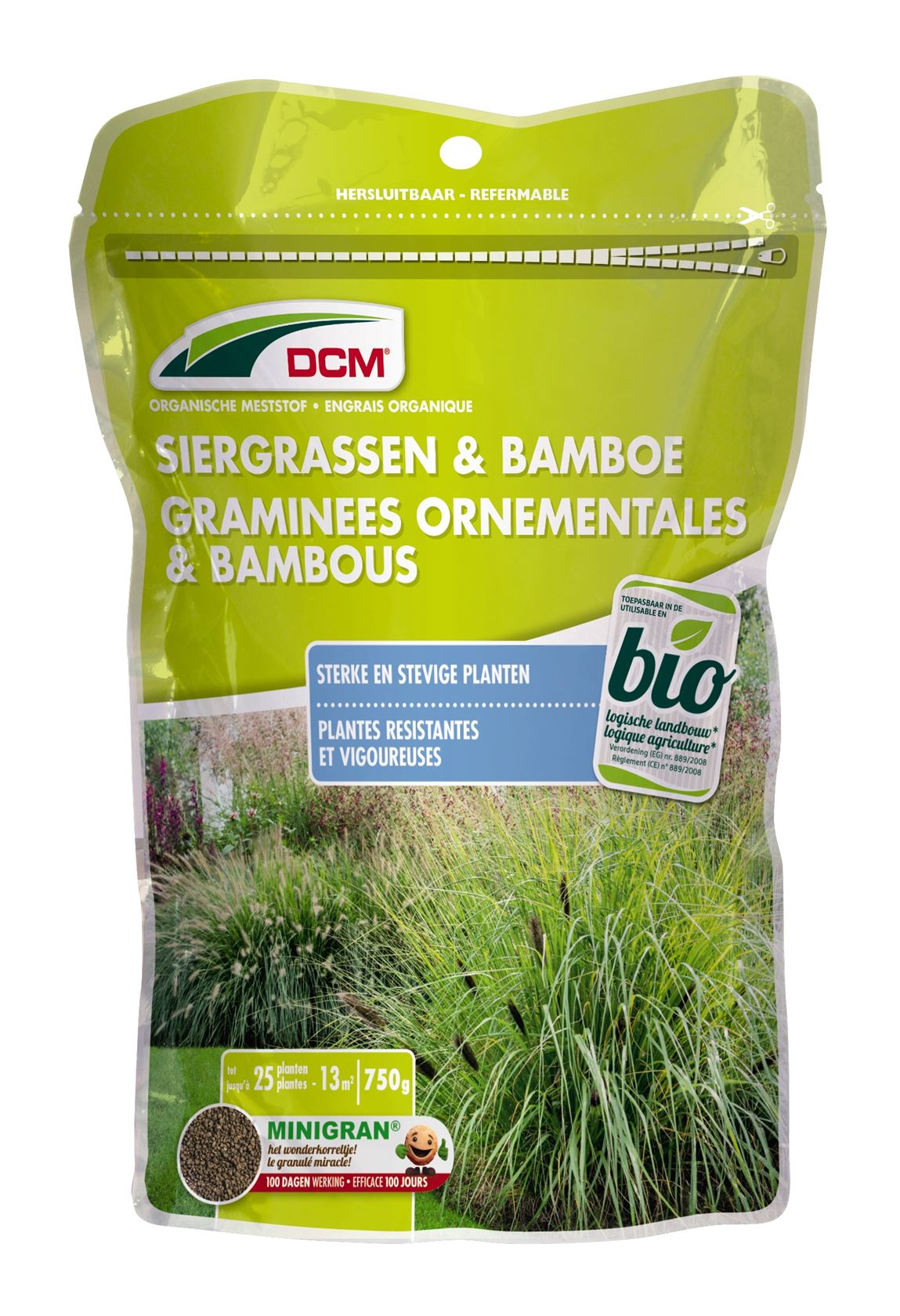 DCM meststof voor siergrassen & bamboe - 0,75 kg - voor 13 m² - Bio