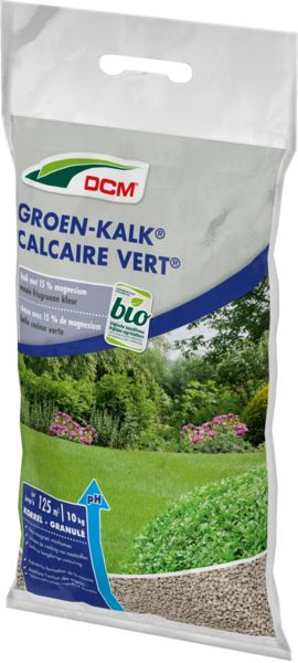 DCM Groen-Kalk - 10kg tot 125m² - bio