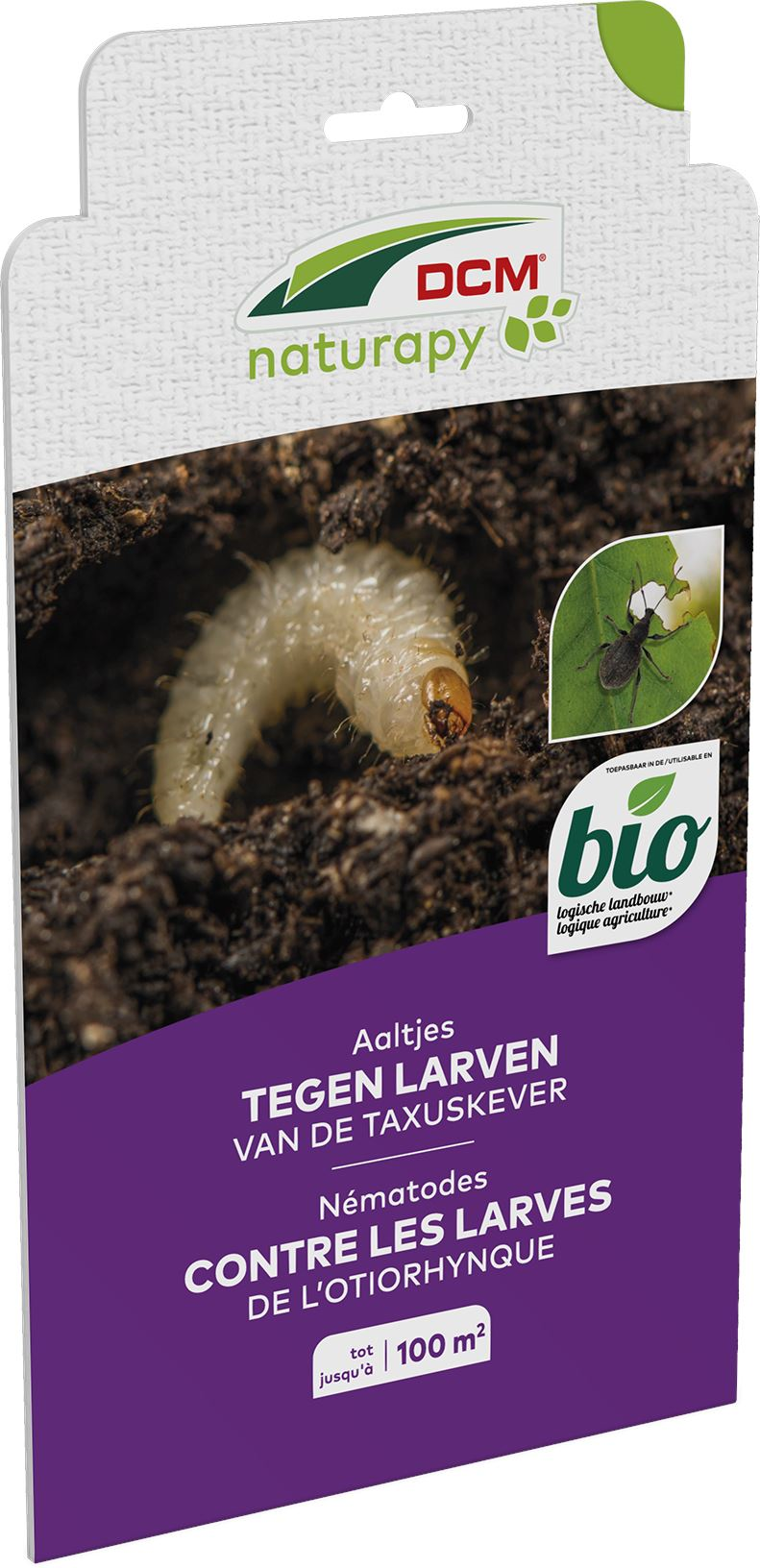 DCM Kraussi-Guard - 100m² - aaltjes tegen larven van de taxuskever - 50 miljoen