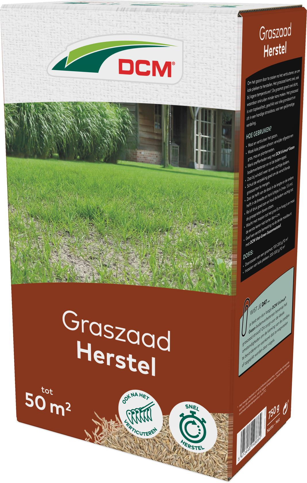 DCM graszaad 750g tot 50m² - Herstel - voor herstel en doorzaai
