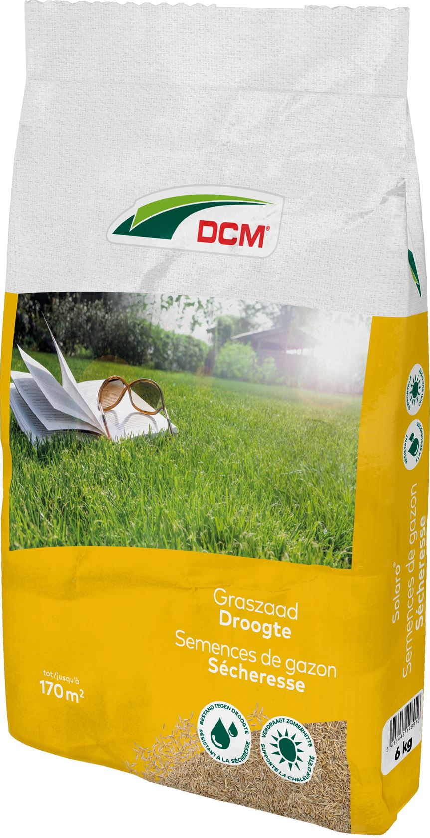 DCM graszaad 6kg tot 170m² - Droogte - bestand tegen droogte en hitte