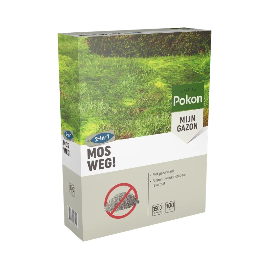 Pokon Mos Weg! mosbestrijder - 3500 gram voor 100m2 afbeelding