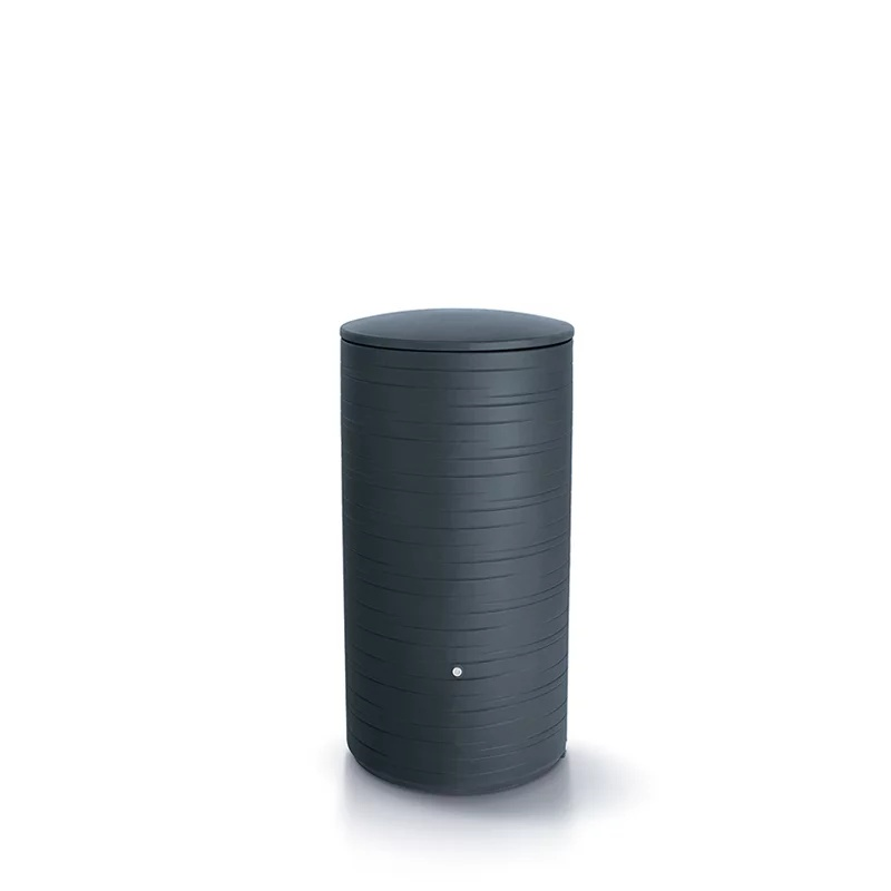 Prosperplast Novara Regenton - 57 x 57 x 117 cm - Antraciet
