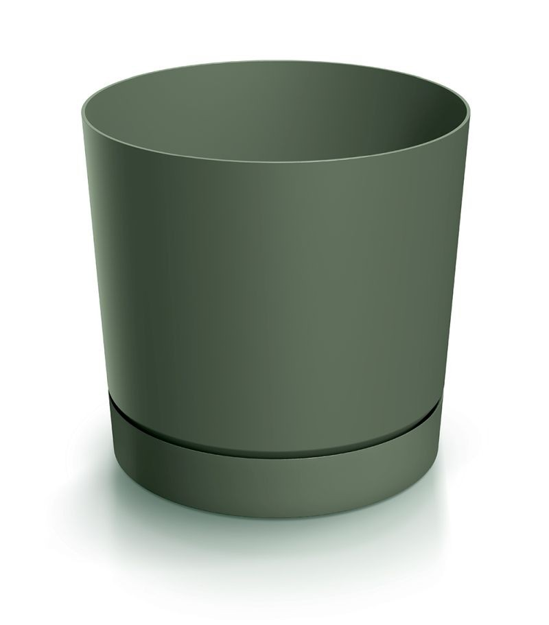 Prosperplast Tubo P Bloempot met Schotel - Dennengroen - Ø 47 cm - Extra groot