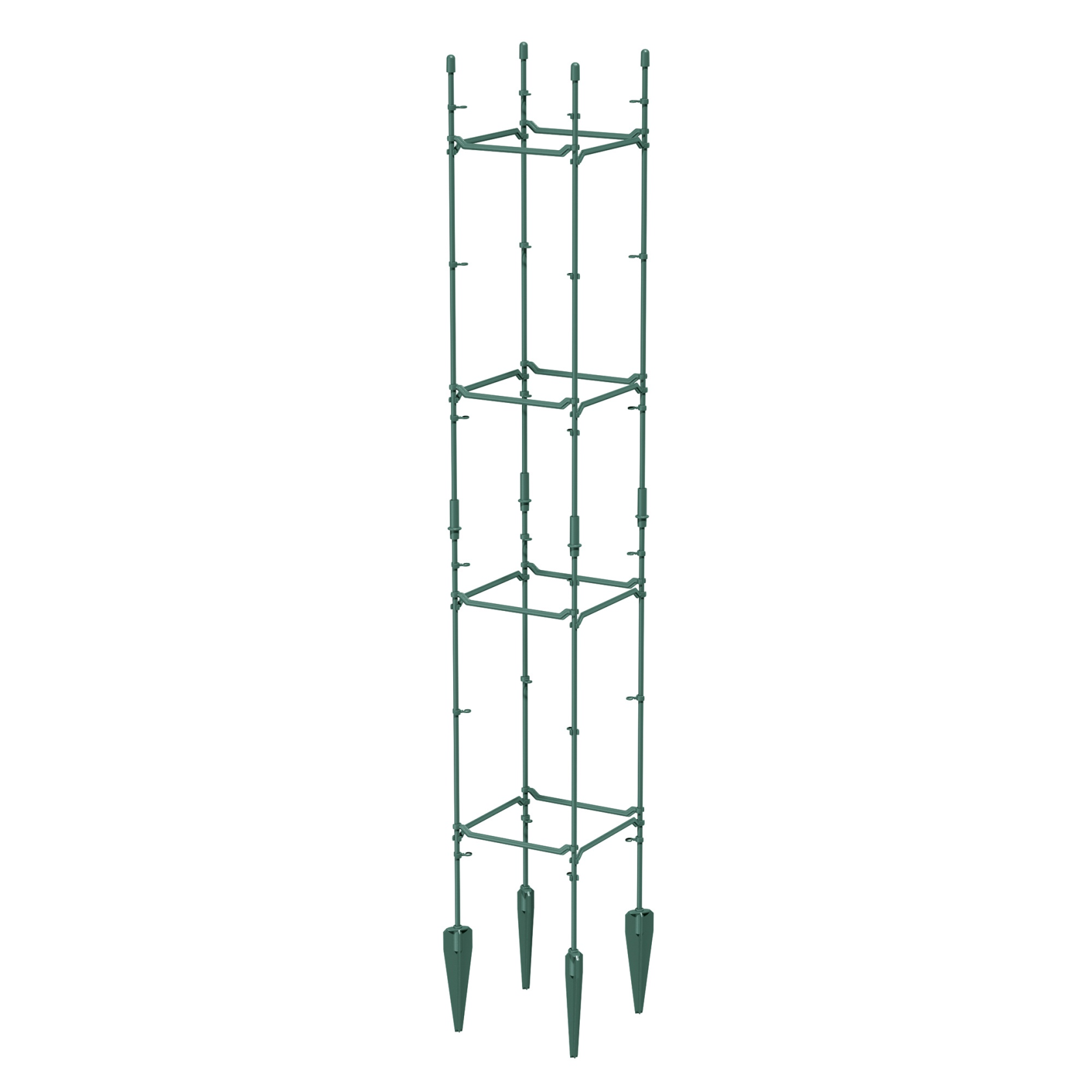 Prosperplast Floo Plantensteun - Bosgroen - 76 cm - Set