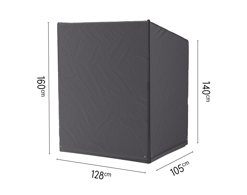 Platinum AeroCover Strandstoelhoes - 128 x 105 x H140/160 cm - Ademend & Waterbestendig - Antraciet