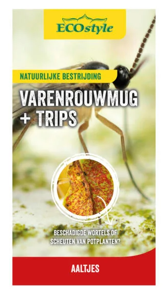 Ecostyle Aaltjes (Steinernema feltiae) tegen Varenrouwmug - 25 Miljoen - Voor 25 m²