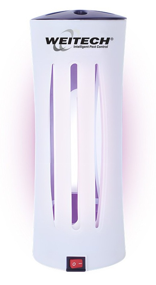 Weitech UV Insectenlamp met Kleefplaat - 30 m² - Muisstil