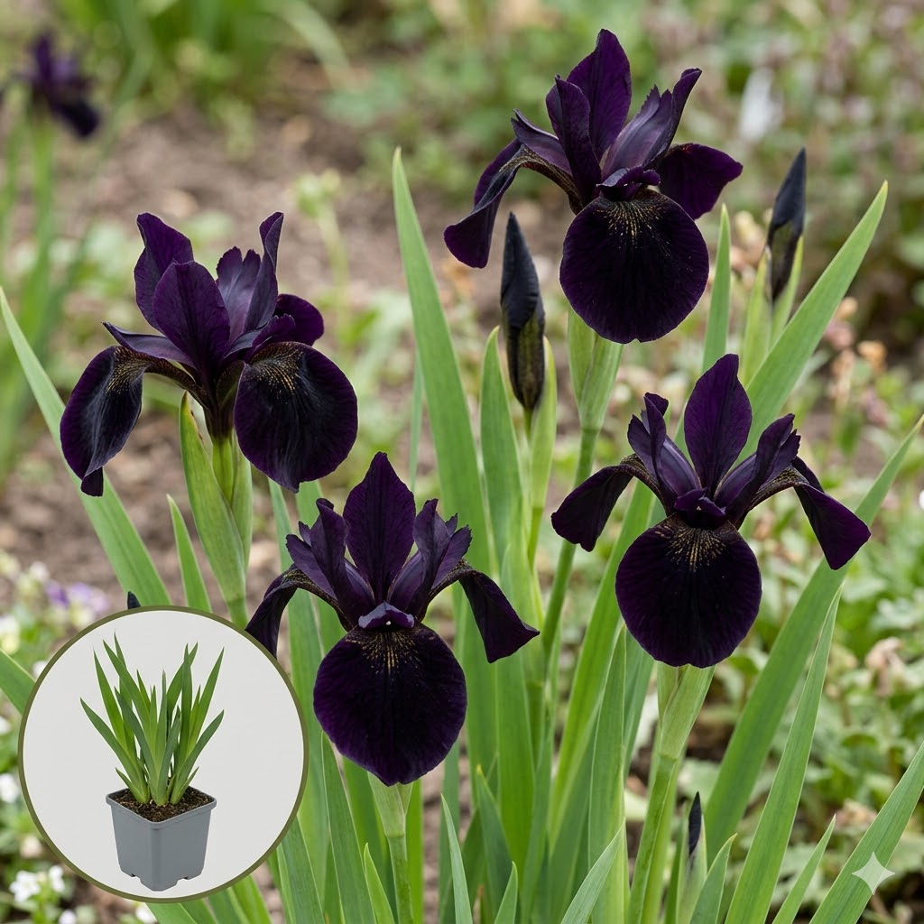 Iris chrysographes 'Black Form' - pot 9x9 cm -