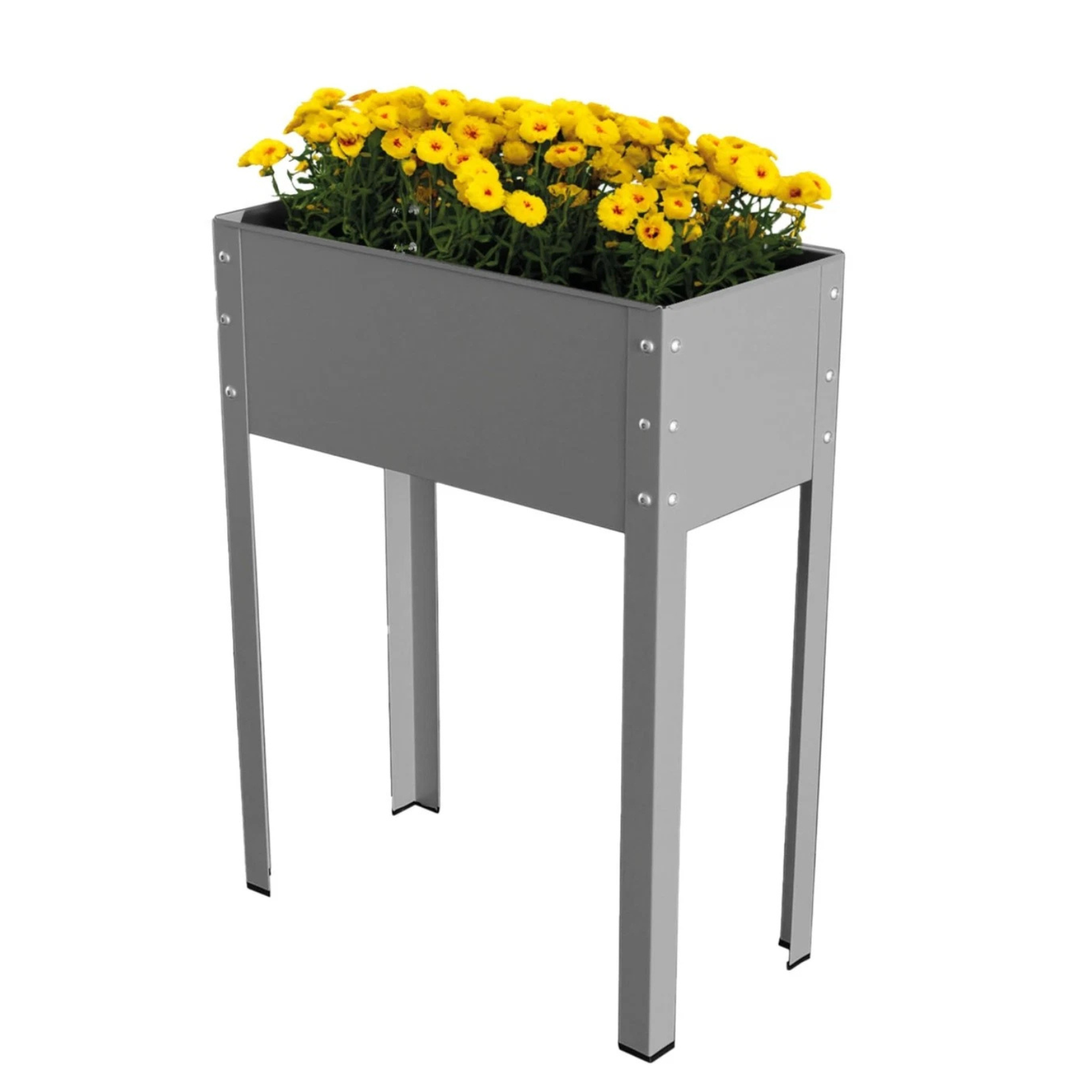 Bio Green Freising Verhoogd Bed - Maat L - Gegalvaniseerd Staal - Balkon/Terras