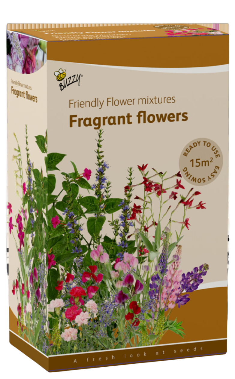 Buzzy Friendly Flowers Strooidoos - Geurende Bloemenmix - 15 m²