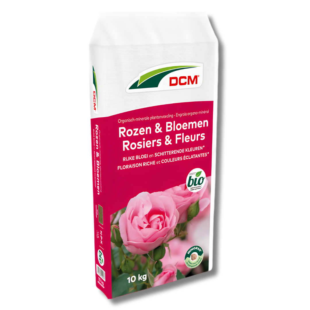 DCM meststof voor rozen & bloemen 10 kg - voor 125 m² - Bio