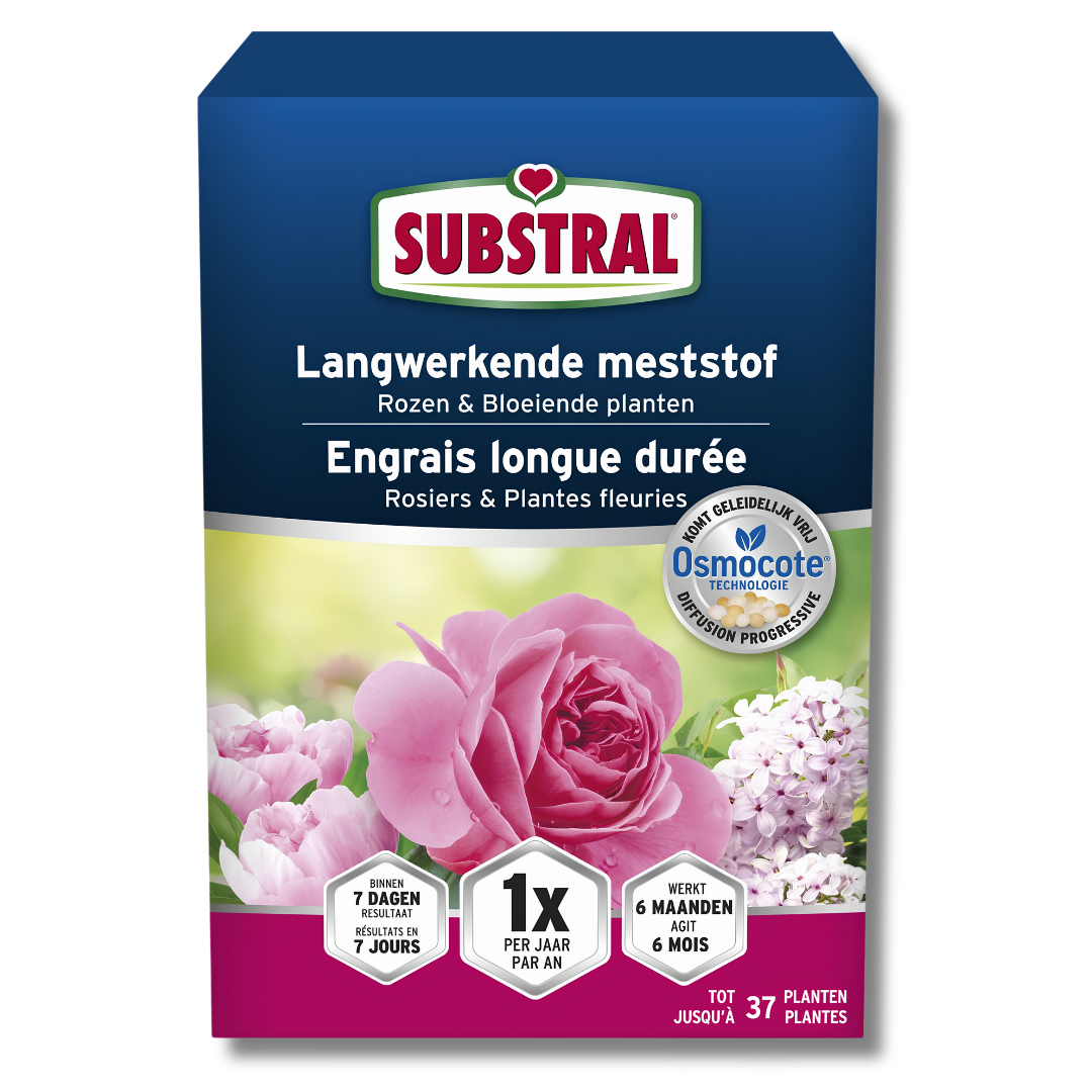 Substral Osmocote meststof voor rozen en bloeiende planten - 750g