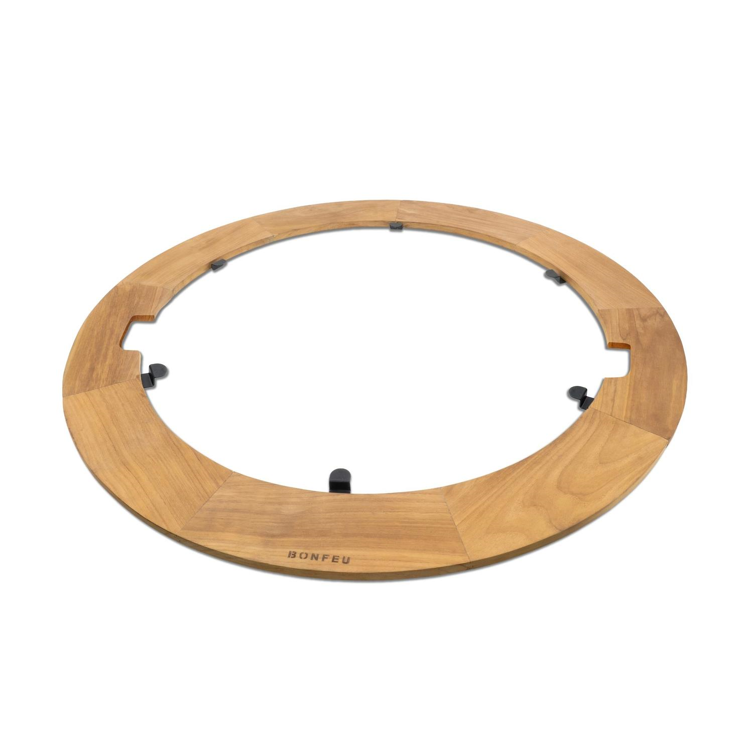 BonFeu BonTeak beschermring - Veiligheidsring voor BonPlancha Ø100cm - Teakhout