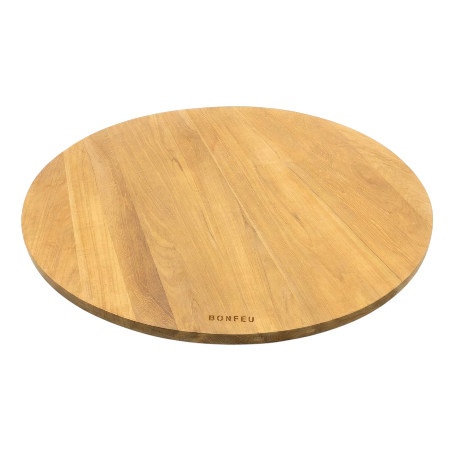 BonFeu BonTeak Tafelblad Large - Voor BonBiza XL - Teakhout