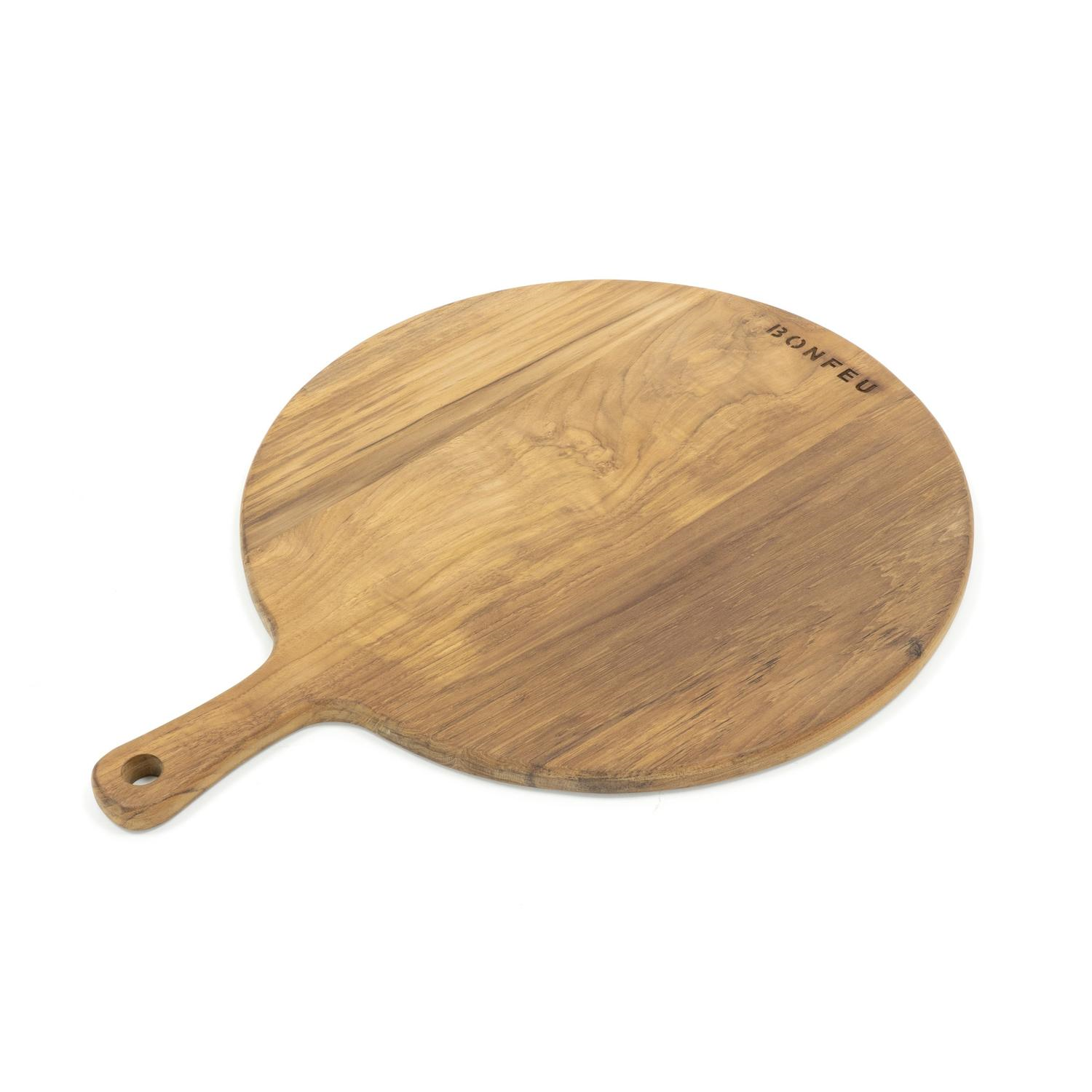 BonFeu BonTeak Pizzaplank Large - Serveerplank - L52 x B40 cm - Teakhout