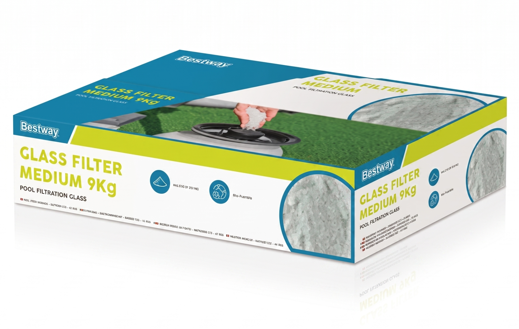 Bestway glasfiltermedium voor zandfilterpomp 9 kg