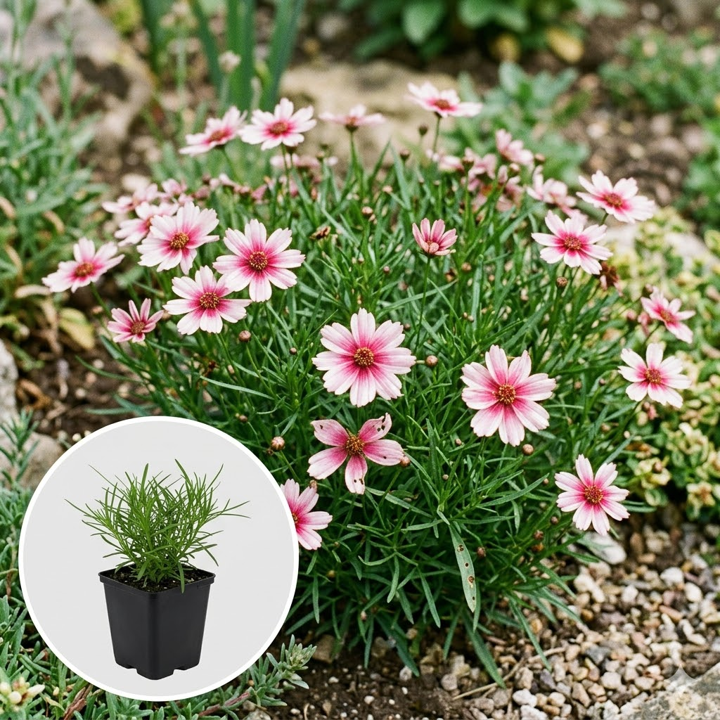 Coreopsis rosea 'Sweet Dreams' - pot 9x9 cm -