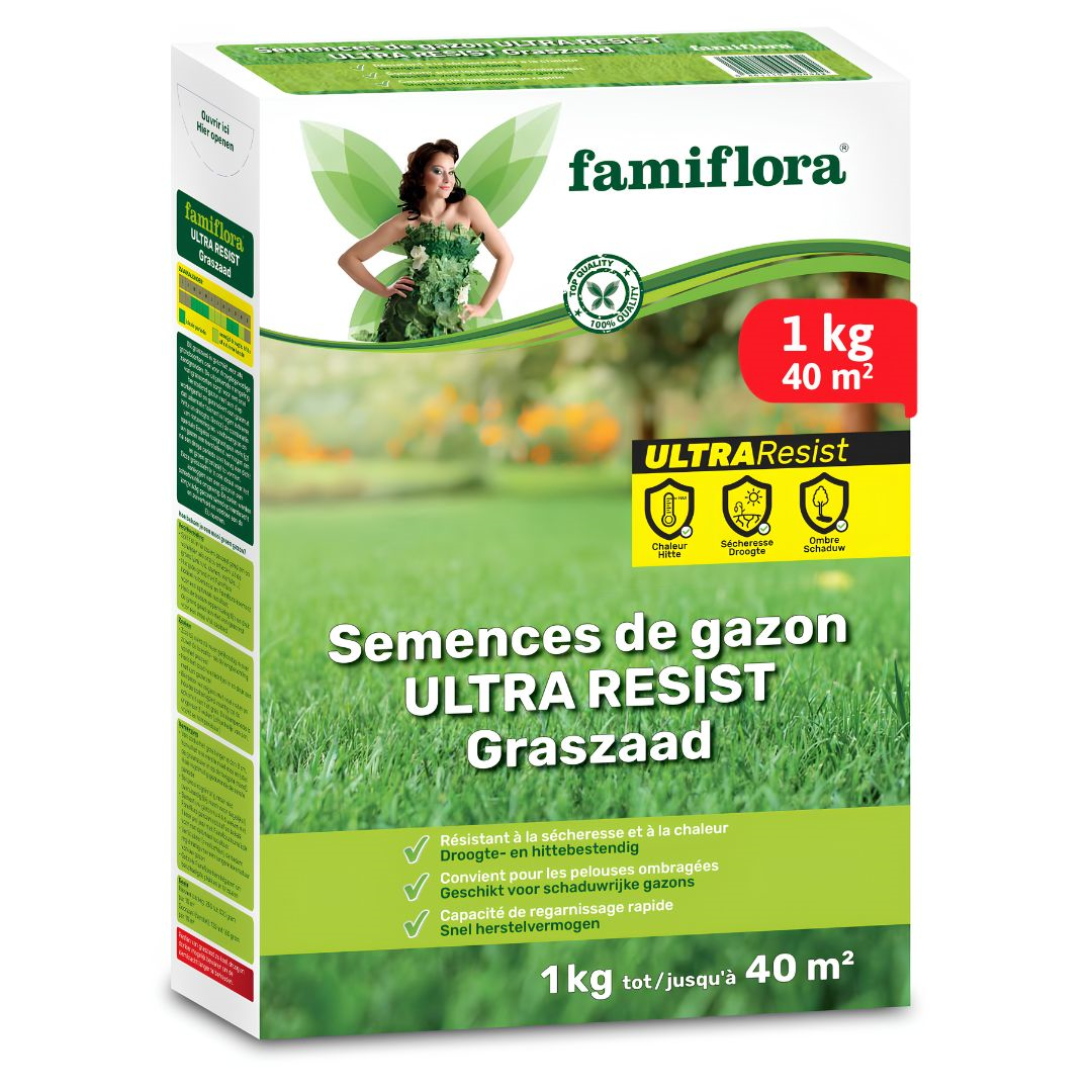 Famiflora graszaad 1kg tot 40m² - Ultra Resist - alleskunner