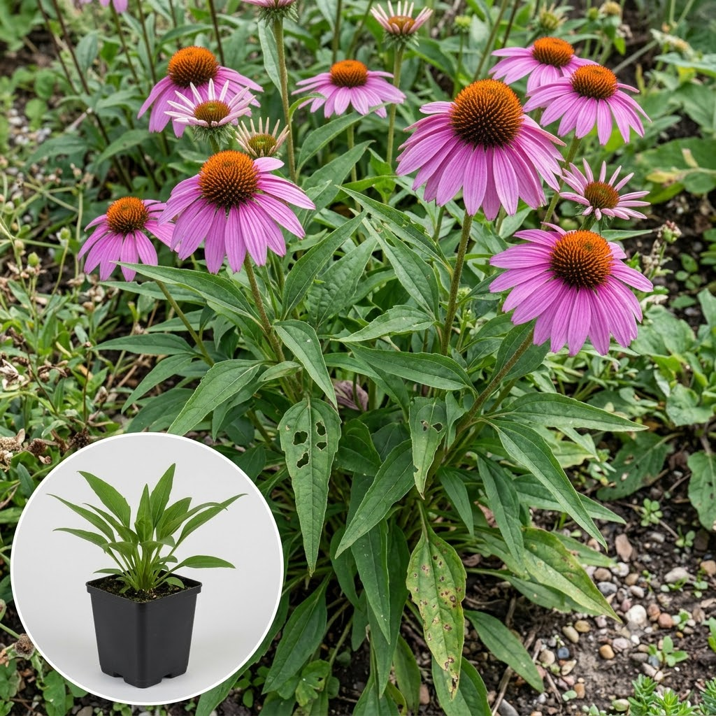 Echinacea tennesseensis Rocky Top Hybrids - pot 9x9 cm -