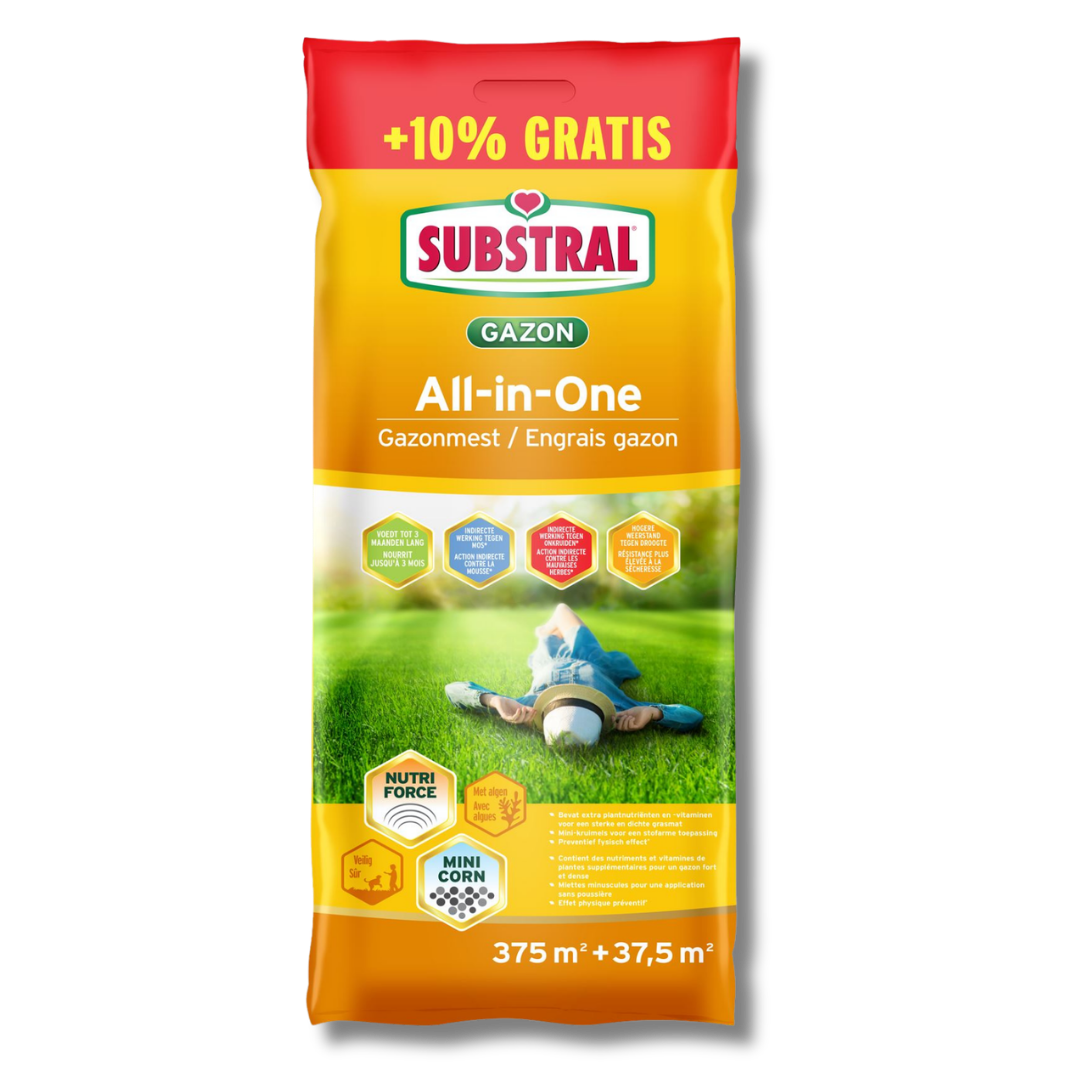 Substral Gazonmeststof 20,5 kg voor 412 m² - All-in-One