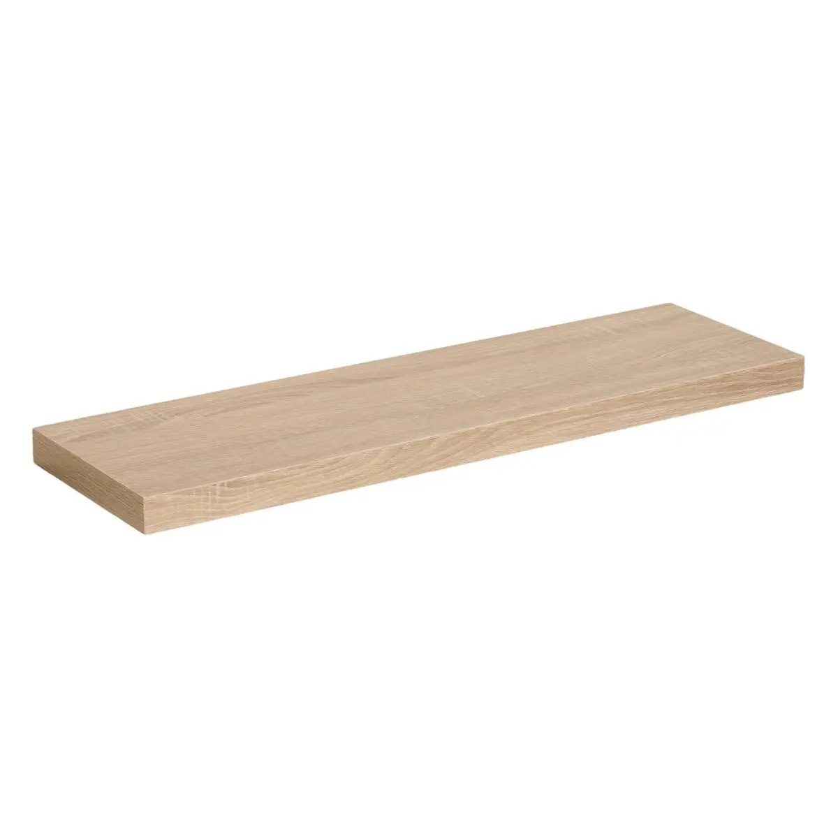 5Five Bassline Zwevende Wandplank - 80 cm - Bruin Eiken - Hout/MDF