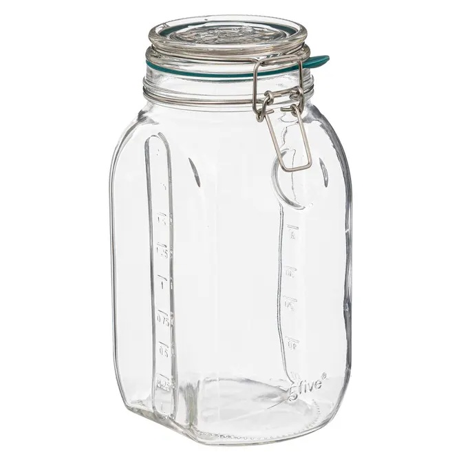 5Five Jarro Weckpot - 2 Liter - Glas - Beugelsluiting