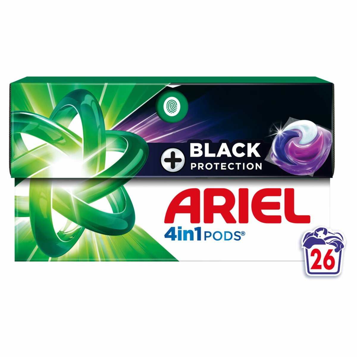 Ariel 4in1 Pods Wasmiddelcapsules - Revitablack - 26 stuks