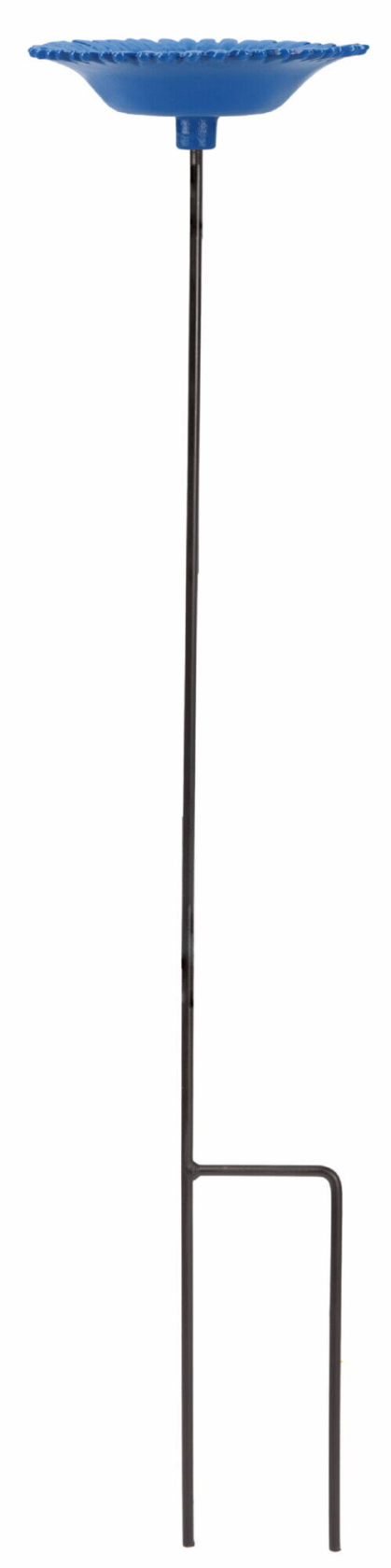 Bûten Gift Feeder Stake Korenbloem Vogelvoederschaal - 72 cm - Blauw - Metaal
