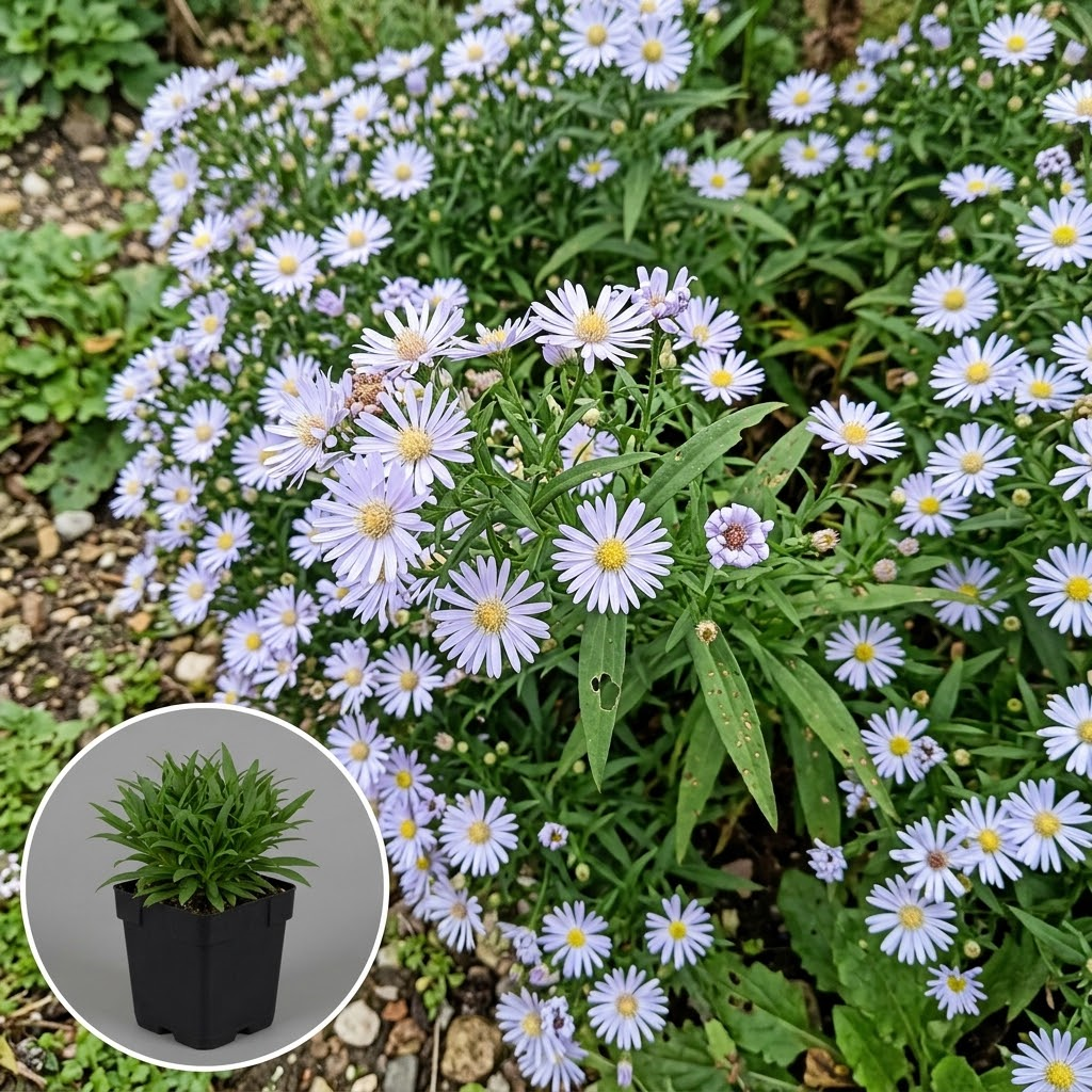 Aster novi-belgii 'Porzellan' - pot 9x9 cm