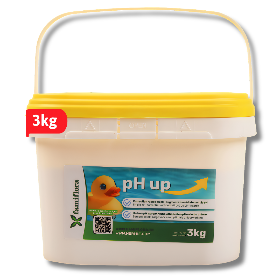 Famiflora pH up poeder 3kg - verhoogt de pH-waarde van je zwembad of spa!