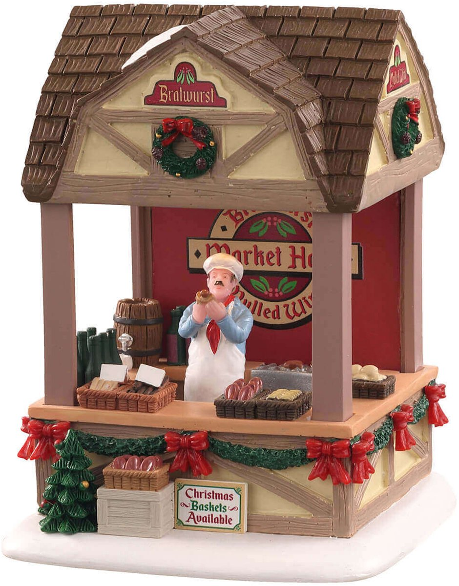 Lemax Christmas Market Bratwurst - Kersthuisjes & Kerstdorpen - Batterij (3V)