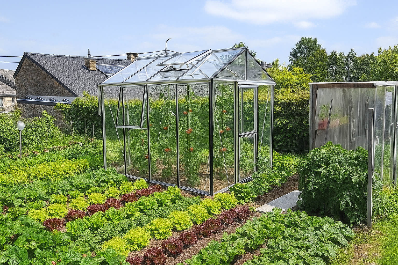 Filclair Flexi serre - 2,25 x 3,00m - Aluminium