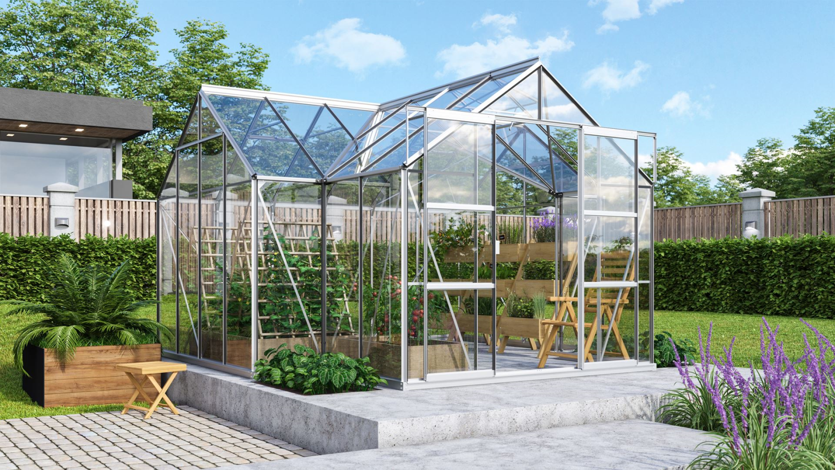 Vitavia Sirius tuinkamer - 13m² - Aluminium