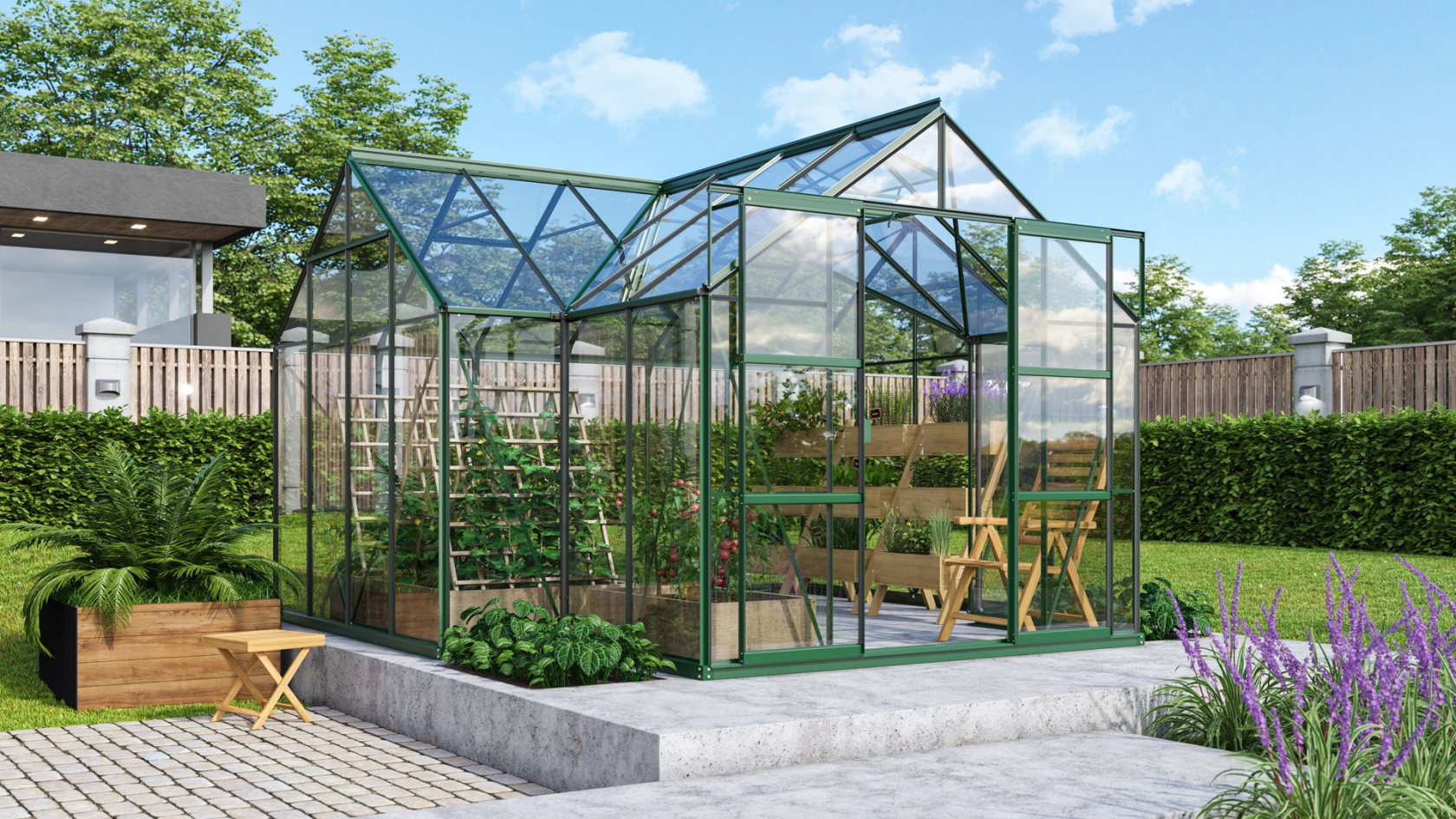 Vitavia Sirius tuinkamer - 13m2 - Donkergroen