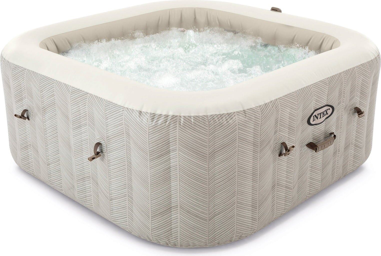 Intex PureSpa Jet&Bubble Deluxe Chevron opblaasbare spa - 6 personen afbeelding