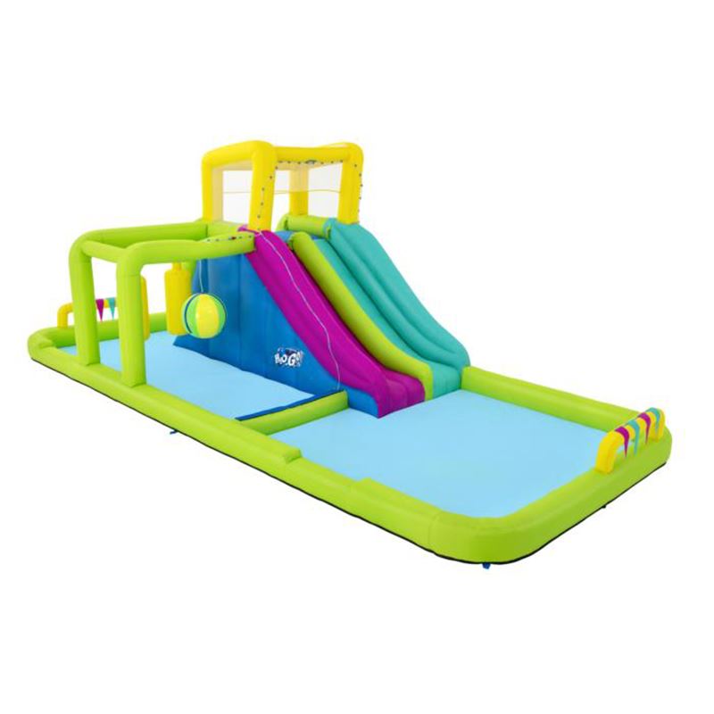 Bestway opblaasbaar waterpark H2OGO! Splash Mega Water Park - L710 x B310 x H265 cm afbeelding