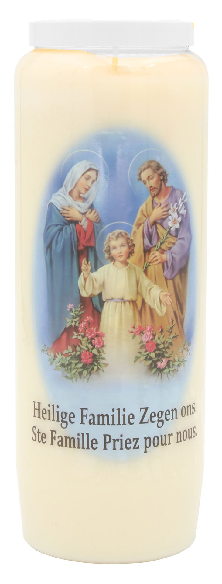 Noveenkaars wit - Heilige Familie