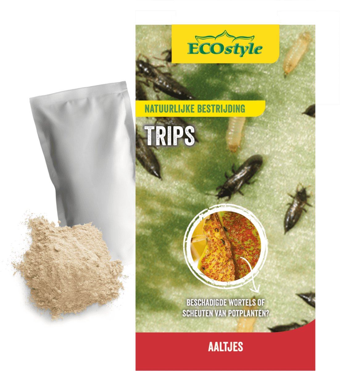 ECOstyle Aaltjes tegen larven van trips - 5-10 planten - 5 miljoen afbeelding