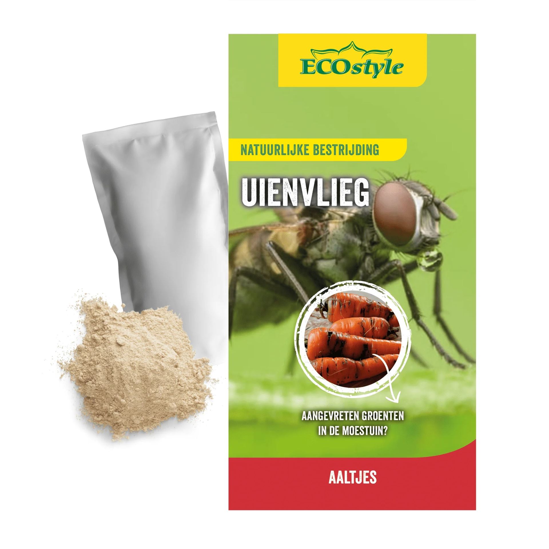 ECOstyle Aaltjes tegen larven van uienvlieg en preivlieg - 60m² - 10 miljoen afbeelding